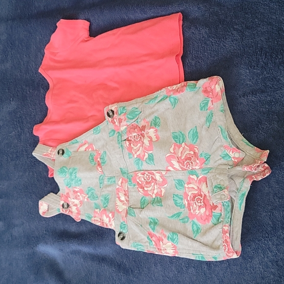 Carter's 24M short overall set - Picture 2 of 8